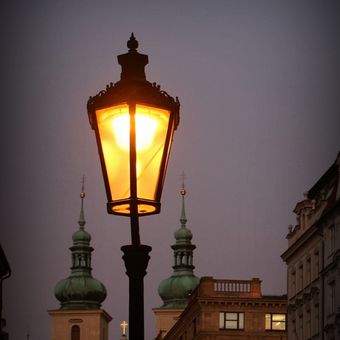 Lampa na Havelském tržišti