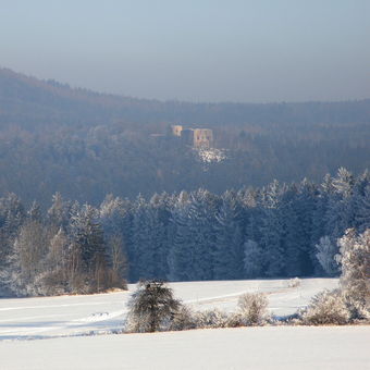 Hrad Valdek-zimní
