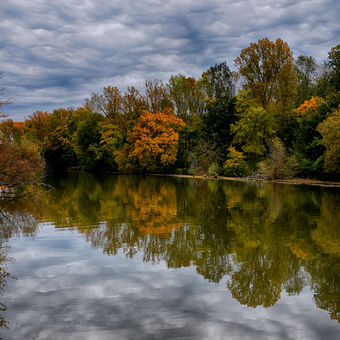 Podzim na řece Moravě...
