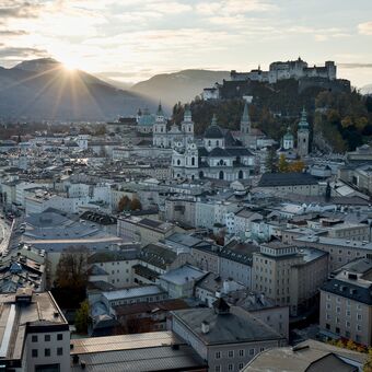 Svítání v Salzburgu