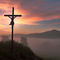 Svítání na Křížovém vrchu