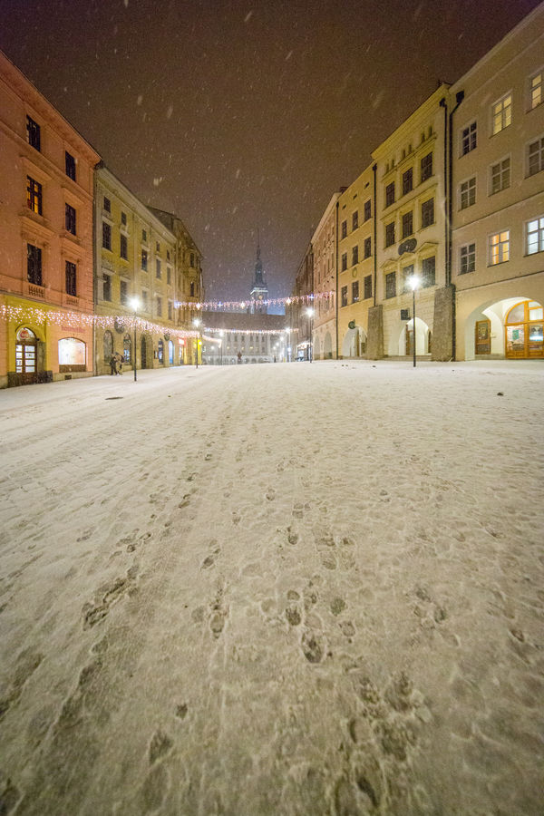 Zasněžená Olomouc