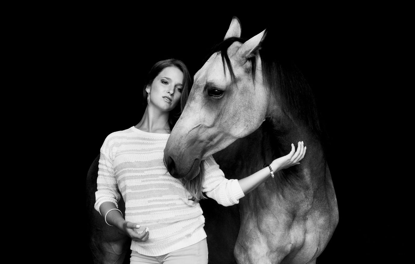 Horse and beauty