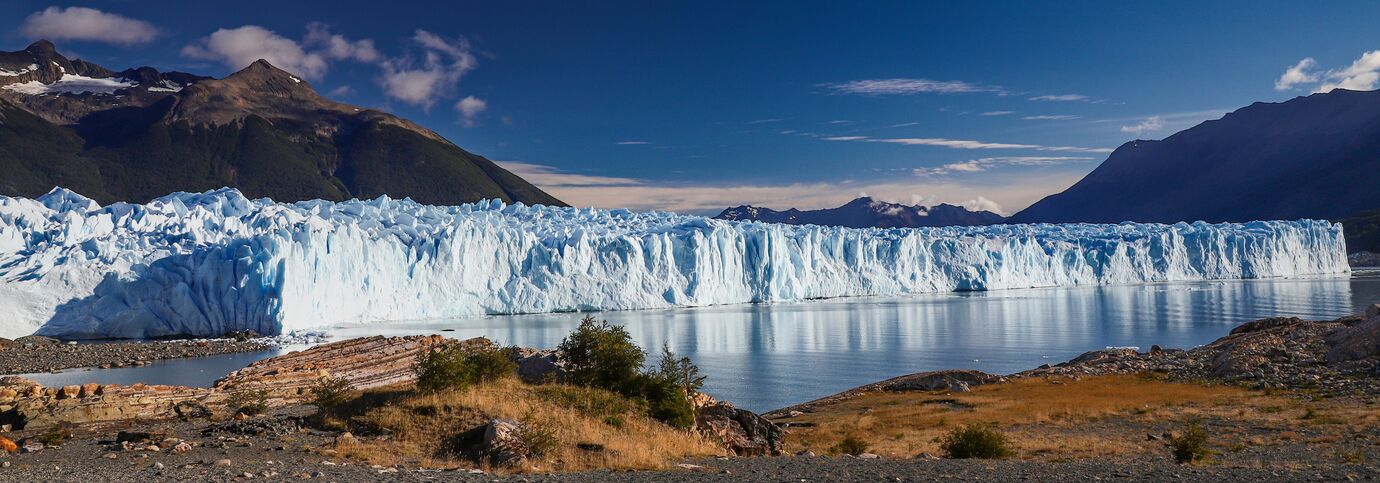 Panorama ledovce Perito Moreno