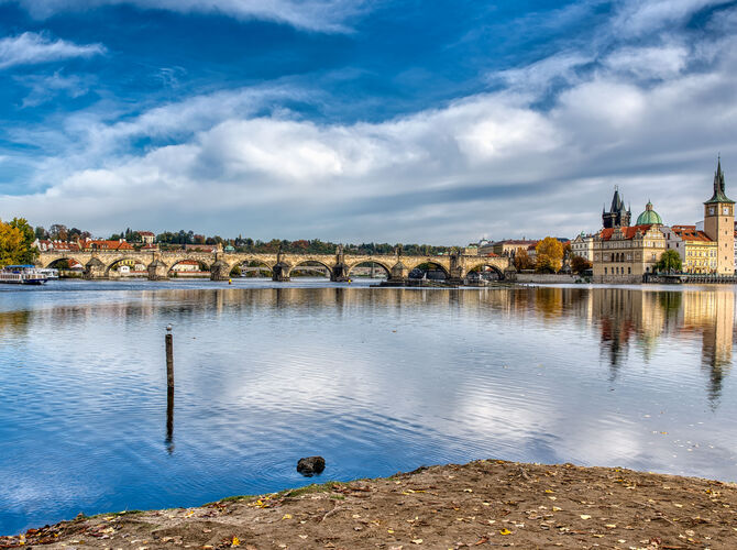 Praha na podzim - Karlův most