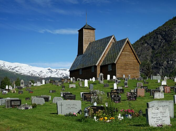Kostelík v Norsku