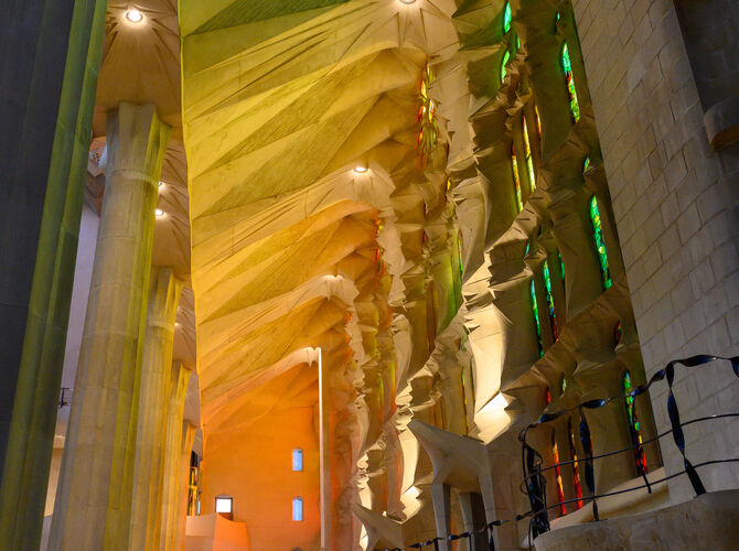 Hra světel - Sagrada Família