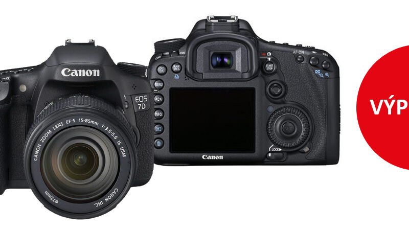 Výprodej Canon EOS 7D + 18-135mm IS za 29 490 Kč