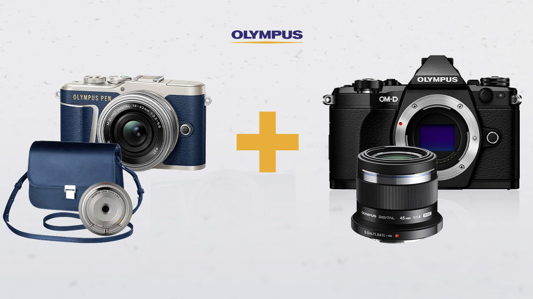 Rozdáváme objektivy a další dárky v hodnotě až 7 990 Kč k fotoaparátům Olympus