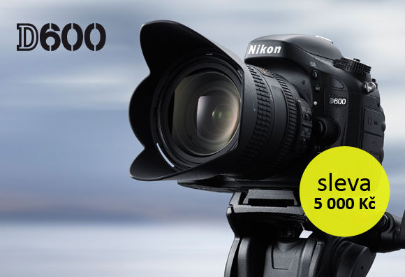 Zrcadlovka Nikon D600 nyní o 5 000 Kč levnější