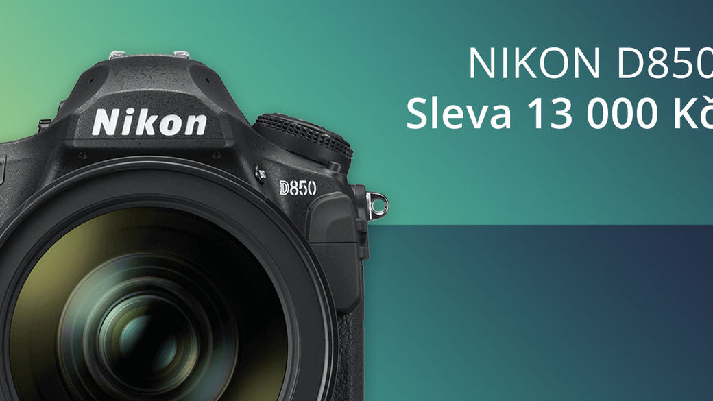 Ušetřete 13 000 Kč při nákupu Nikon D850