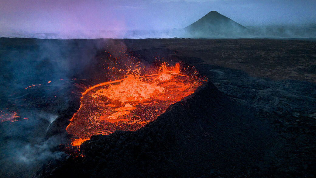 Šílená cesta za vulkánem Litli Hrútur