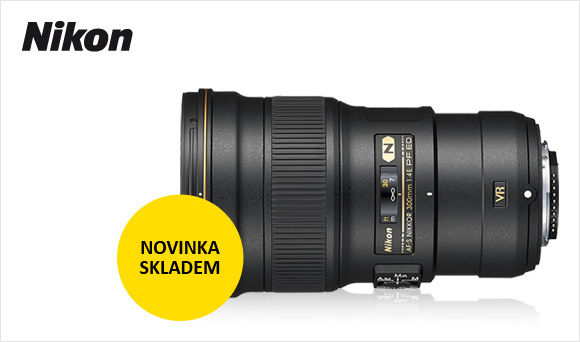 Dlouho očekávaný Nikon 300mm f/4 AF-S VR konečně skladem