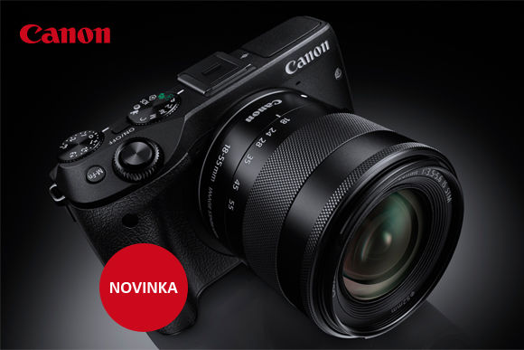 Nový systémový kompakt Canon EOS M3 je skladem