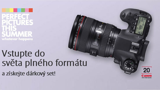 Objevte svět plného formátu Canon EOS 6D a získejte poukaz na čištění čipu a workshop zdarma