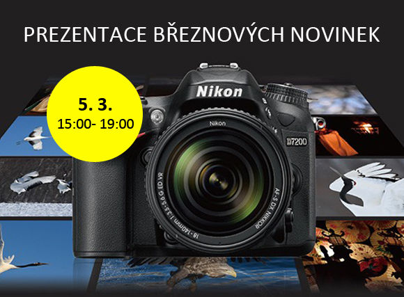 Přijďte zítra 5. 3. na prezentaci Nikon D7200 a dalších novinek