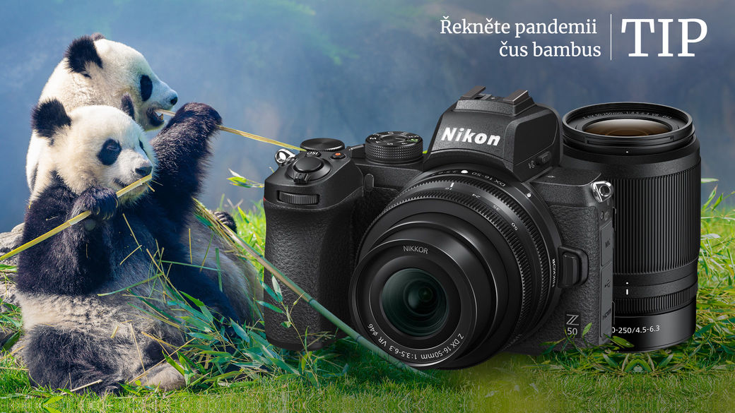 Megaléto tip č.3: Nikon Z50 double zoom set (16-50 mm + 50-250 mm)