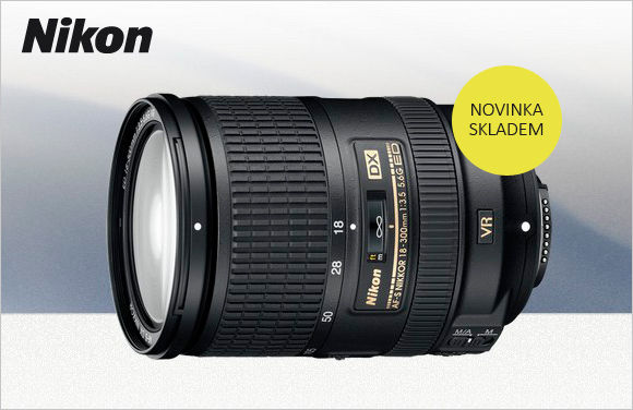 Nový univerzální objektiv Nikon 18-300mm f/3,5-6,3 AF-S DX G ED VR II skladem