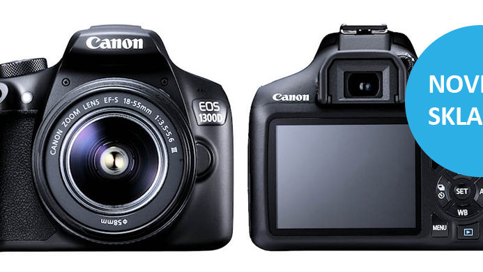 Nový Canon EOS 1300D již máme skladem