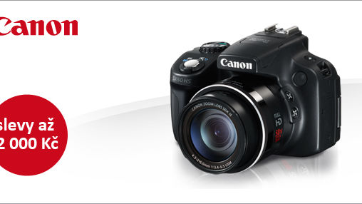Slevy Canonu Powershot G15, S110, SX50 a dalších kompaktů
