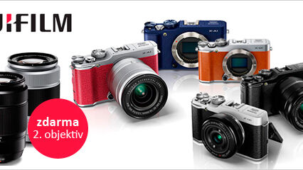 Získejte objektiv zdarma k fotoaparátům Fujifilm