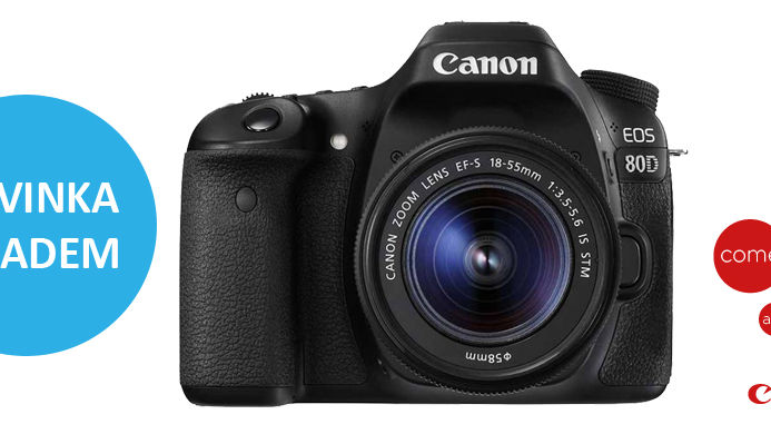Nový Canon EOS 80D je ode dneška skladem