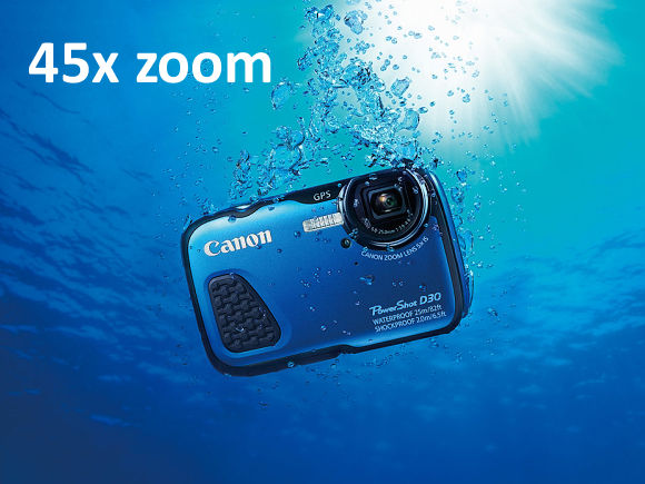 Canon patentoval objektiv se 45x zoomem pro podvodní fotoaparáty