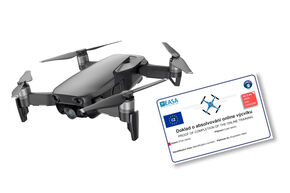 Registrace provozovatele dronu (OPEN A1/A3) - řidičák na dron