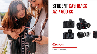 Využijte studentský cashback Canon