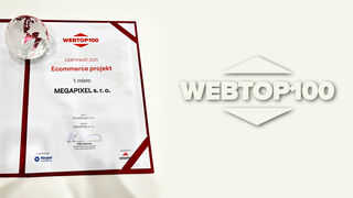 Megapixel získal další prestižní ocenění v soutěži WebTop100 zaměřené na e-komerci