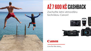 Připravte se na léto s technikou Canon a my vám za nákup vrátíme až 7 600 Kč