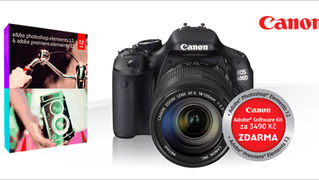 Photoshop Elements 12 zdarma také k zrcadlovce Canon EOS 600D