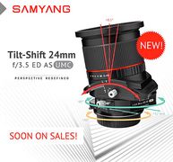 Samyang T-S 24mm f/3,5 ED AS UMC již příští měsíc v prodeji