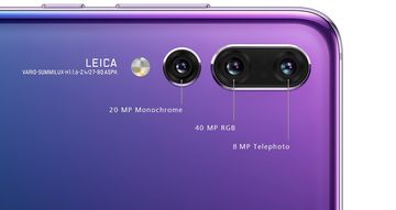 Huawei P20 Pro fotoaparáty | Megapixel