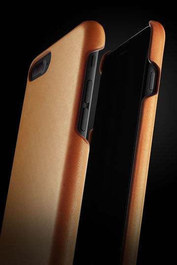 Leather Case for iPhone 7 Plus - Tan - 005 | Megapixel