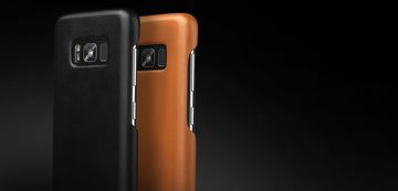 Leather Case for Galaxy S8 blackk | Megapixel