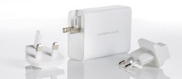 HyperJuice GaN napájecí adaptér 100W (2× USB-C PD, 2× USB-A) | Megapixel