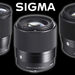 Sigma rozšiřuje portfolio objektivů se světelností f/1,4 o tři nové přírůstky