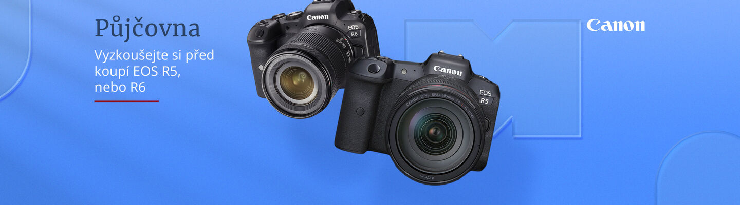 Půjčíme vám Canon R5 a R6 i s objektivem!