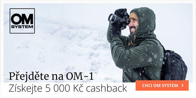 OM-1 cashback 5 000 Kč