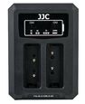 JJC duální USB nabíječka pro akumulátor 2× Olympus BLS-1 / BLS-5 / BLS-50