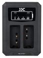 JJC duální USB nabíječka pro akumulátor 2× Canon LP-E17