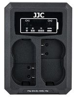 JJC duální USB nabíječka pro akumulátor 2× Nikon EN-EL15(a/b)
