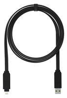inCharge X Max univerzální kabel 6 v 1 černý 1,5 m