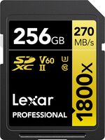 Lexar SDXC 256GB 1800x Professional Class 10 UHS-II U3 (V60)