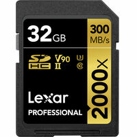 Lexar SDHC 32GB 2000x Professional Class 10 UHS-II U3 (V90)