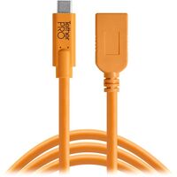 Tether Tools TetherBoost USB Type-C na USB Type-A prodlužovací kabel 4,6 m oranžový