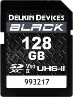 Delkin SDXC 128GB Black Rugged 300MB/s Class 10 UHS-II (V90)
