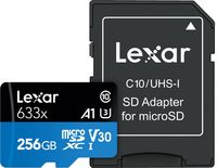 Lexar microSDXC 256GB 633x Professional Class 10 UHS-I U3 A1 (V30)
