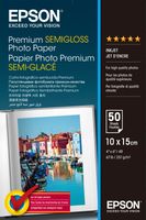 Epson Premium Semigloss Photo Paper 10x15, 50 listů